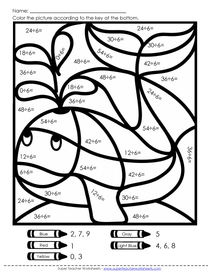 Mystery Pictures - Division Mystery Pic: Whale (6s Only) Mystery Pictures - Division Mystery Pic: Whale (6s Only)