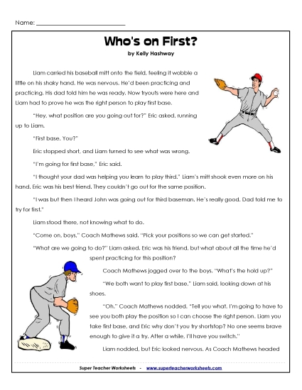 Who's on First? (Fiction)
