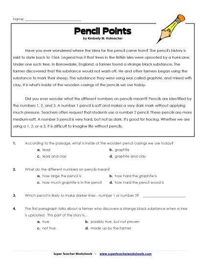Pencils (Short, Nonfiction)