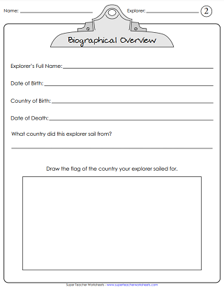 Explorers Worksheets - Report Explorers Worksheets - Report