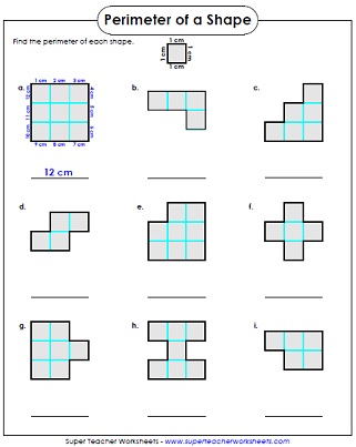Perimeter Worksheets Perimeter Worksheets
