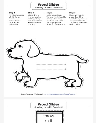 2nd Grade Printable Spelling List Theme Baseball Words Word Slider Worksheet 2nd Grade Printable Spelling List Theme Baseball Words Word Slider Worksheet